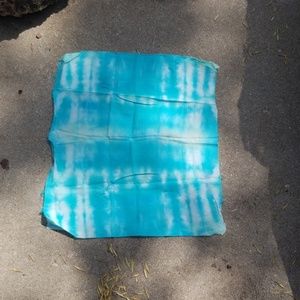 Small blue and white tapestry